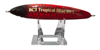 Image 2 of 60g Red, White Bottom, Silver Wing Floating Stick Bait