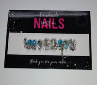 Image 1 of Artic Drip - Handmade Press On Nails (Small)