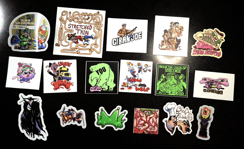 Image of INDIVIDUAL STICKERS!!!!!!