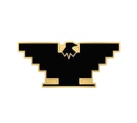 Image 1 of Black Aztec Eagle Pin