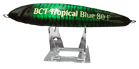 Image 2 of 80g  Green, Black Tiger Stripe, Silver Wing Floating Stick Bait