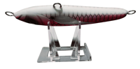 Image 3 of 40g- Red, White Belly, Silver Wing Floating Stick Bait