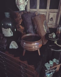 Image 1 of Tall copper Cauldron 