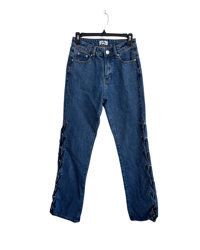 Image 1 of SUPERDOWN LACE UP JEANS (25)