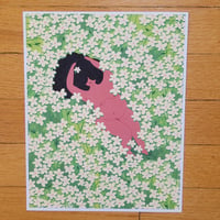 Laying in the Fields Print