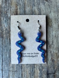 Moon and Stars Snake purpleblue w/turquoise