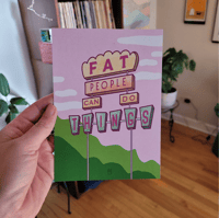 Image 1 of Fat People Can Do Things Print
