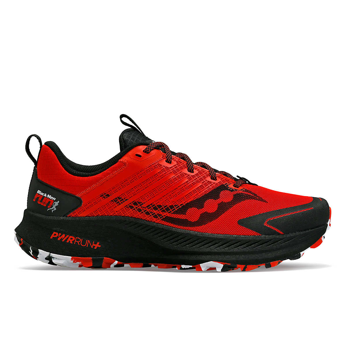 BLACK MEN RUN X SAUCONY RIDE TR2