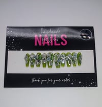 Image 1 of Money Garden - Handmade Press On Nails (Medium)