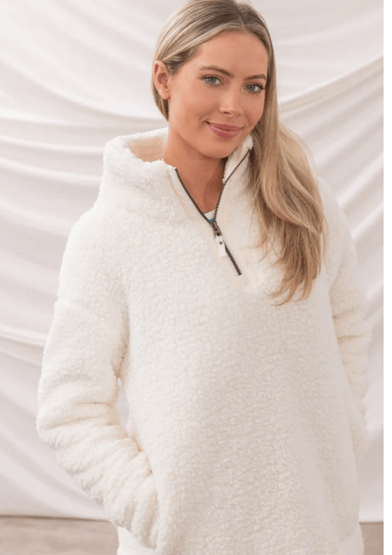 Image of Bay Sherpa Fleece - Coconut
