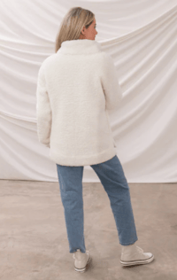 Image 2 of Bay Sherpa Fleece - Coconut