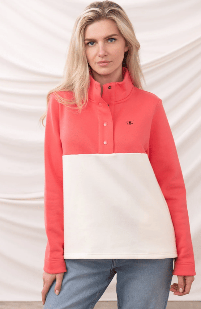 Image of Haven Jersey - Coconut Deep Coral