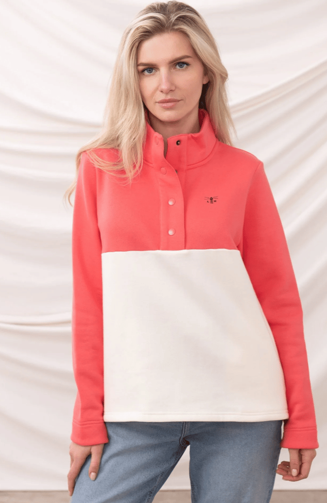 Image of Haven Jersey - Coconut Deep Coral