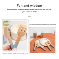 Image 4 of Avery Wooden Pot & Pan Set