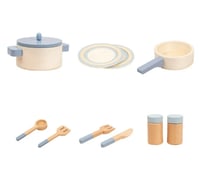 Image 2 of Avery Wooden Pot & Pan Set