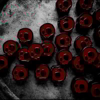 “Bloodshot” Heavy Metal Beads
