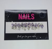 Image 1 of Lavender Luxe - Handmade Press On Nails (Medium)