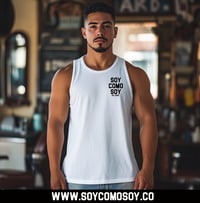 Image 1 of Men's White Tank Top