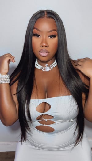 Image of 13”x4” Jet Black Body Wave Lace Front 24”