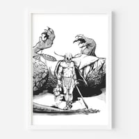 "Dragon Slayer" 13x19 Print