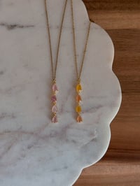 Image 1 of Diamond Danglies Necklace (Gold)