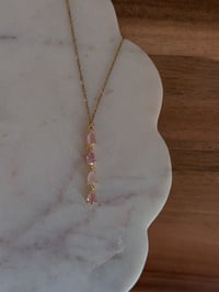 Image 5 of Diamond Danglies Necklace (Gold)