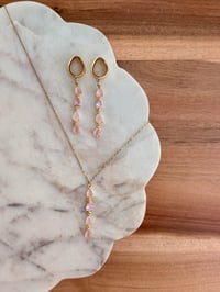 Image 7 of Diamond Danglies Necklace (Gold)