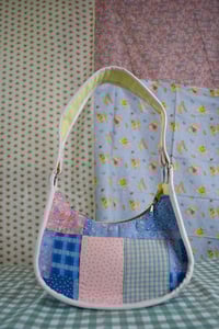 Image 2 of Shojo Princess Patch Bag (Pink + Blue)