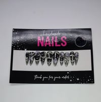 Image 1 of Shadow Enchant  - Handmade Press On Nails (Large)