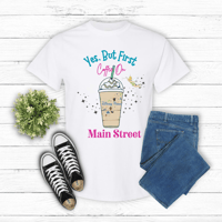 Image 2 of But First Iced Coffee on Main Street Spring Colors 