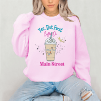 Image 3 of But First Iced Coffee on Main Street Spring Colors 