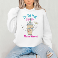 Image 4 of But First Iced Coffee on Main Street Spring Colors 