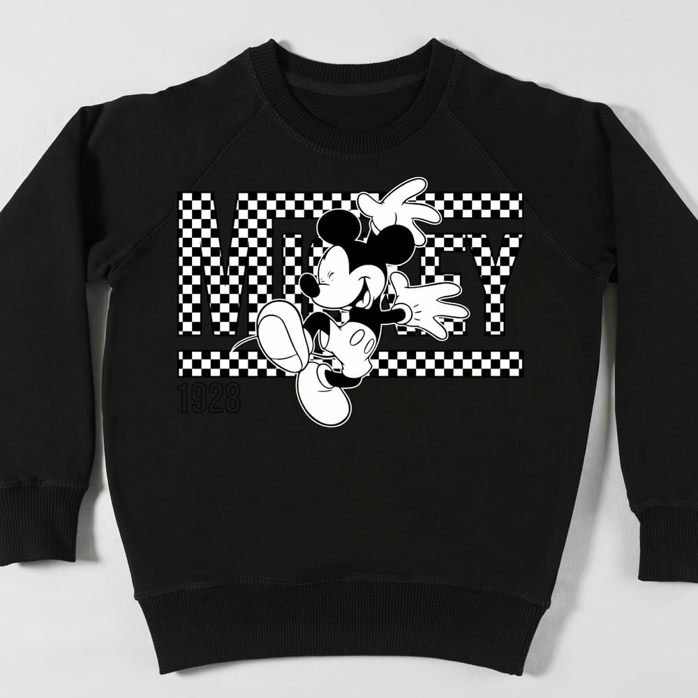 Image of Mickey or Minnie Checkered 