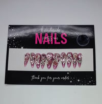 Image 1 of Pink Dynasty  - Handmade Press On Nails (Large)