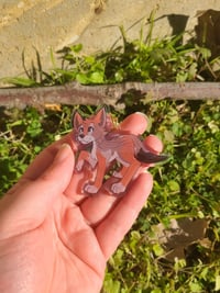 Image 2 of Coyote Acrylic Charm Keychain