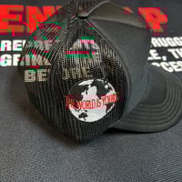 Image 3 of Black /red “classic” trucker 