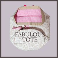 Image 3 of NEW!!! FABULOUS TOTE - Kids Teens Young Adult Pink and Gold Fashion Carry Bag