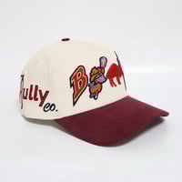Image 3 of White & Maroon 