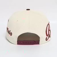 Image 4 of White & Maroon 