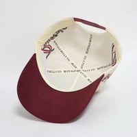 Image 5 of White & Maroon 