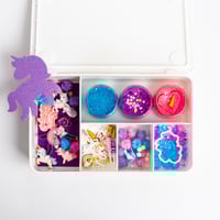 Image 1 of Unicorn Play Dough Sensory Kit 