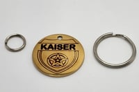Image 4 of Police Badge K9 Custom Pet ID Cat Dog Tag Round Stainless Steel Frenchie 2-Sides Free Shipping
