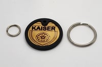 Image 3 of  Silent Police Badge K9 Custom Pet ID Cat Quiet Dog Tag Round Stainless Steel 2-Sides Free Shipping