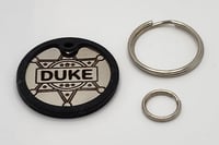 Image 3 of Silent Sheriff Badge K9 Custom Pet ID Cat Quiet Dog Tag Round Stainless Steel 2-Sides Free Shipping