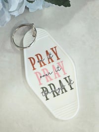 Image 1 of Prayer Warrior Motel Keychain