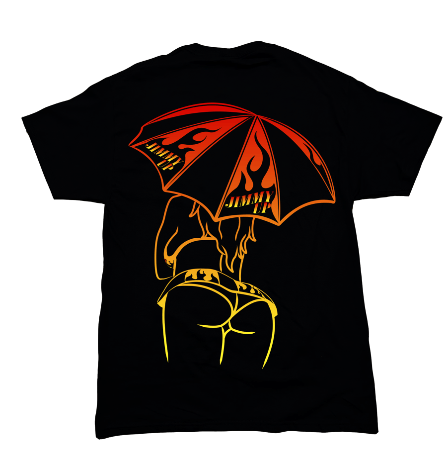 Image of Umbrella Girl Flame Ver. 2 Tee *Limit: 48 Hours*