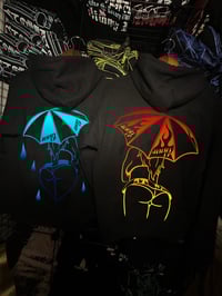 Image 3 of Umbrella Girl Fire Ver. 2 Hoodie (Med-2xl)