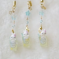 Image 1 of Miffy Bunny Lemonade Phone Strap & Charm
