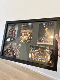 Image 1 of Kobe Bryant A3 Framed Collage – Tribute to a Legend  