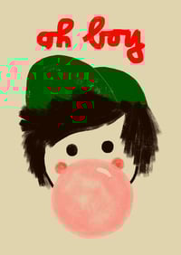 Image 1 of Postkarte - OH BOY